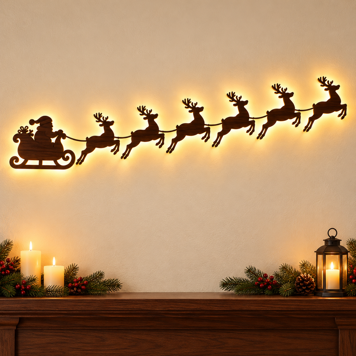 Jollvia™ Christmas Sleigh Wall Lights