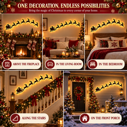 Jollvia™ Christmas Sleigh Wall Lights