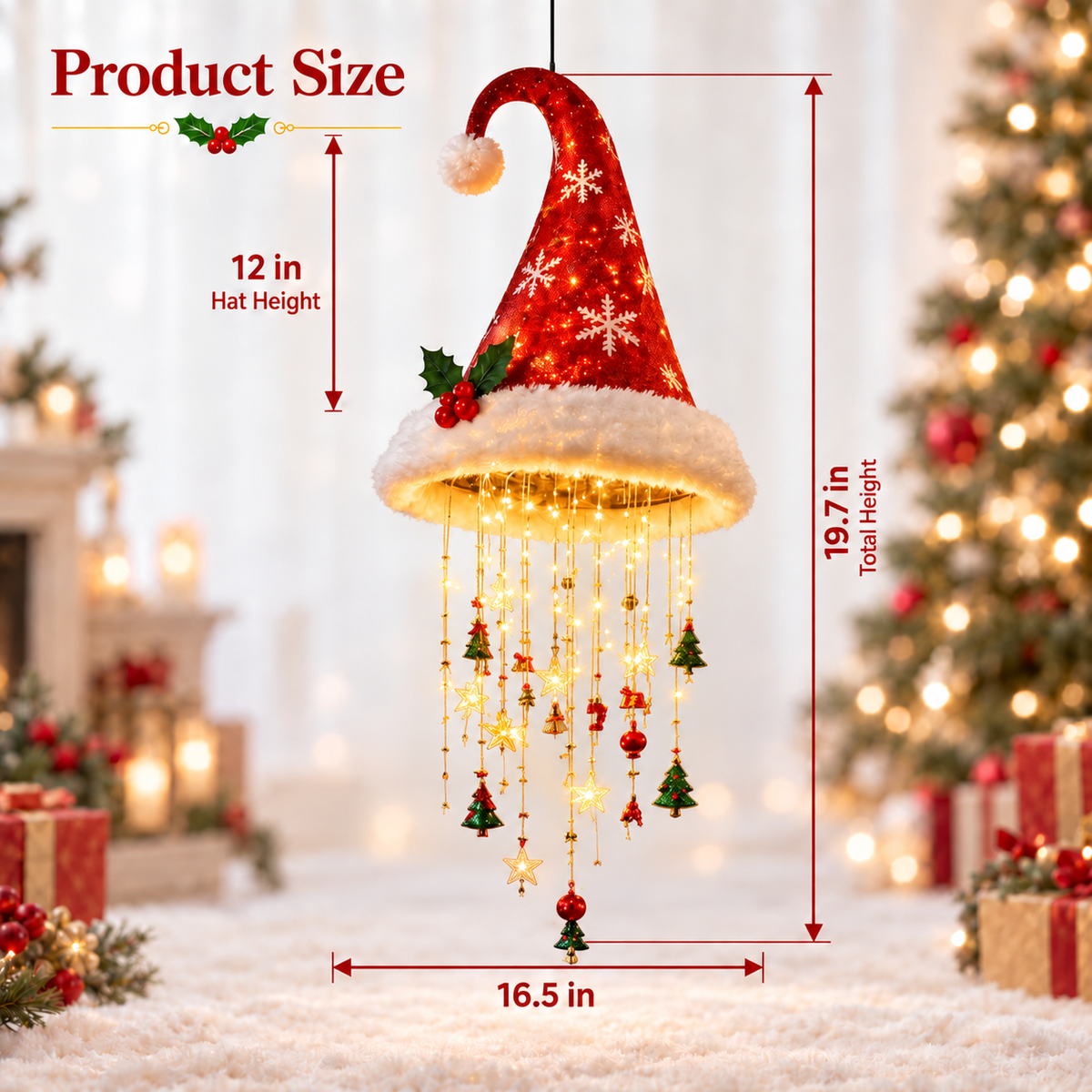 Jollvia™ Christmas Twinkle Cap Light