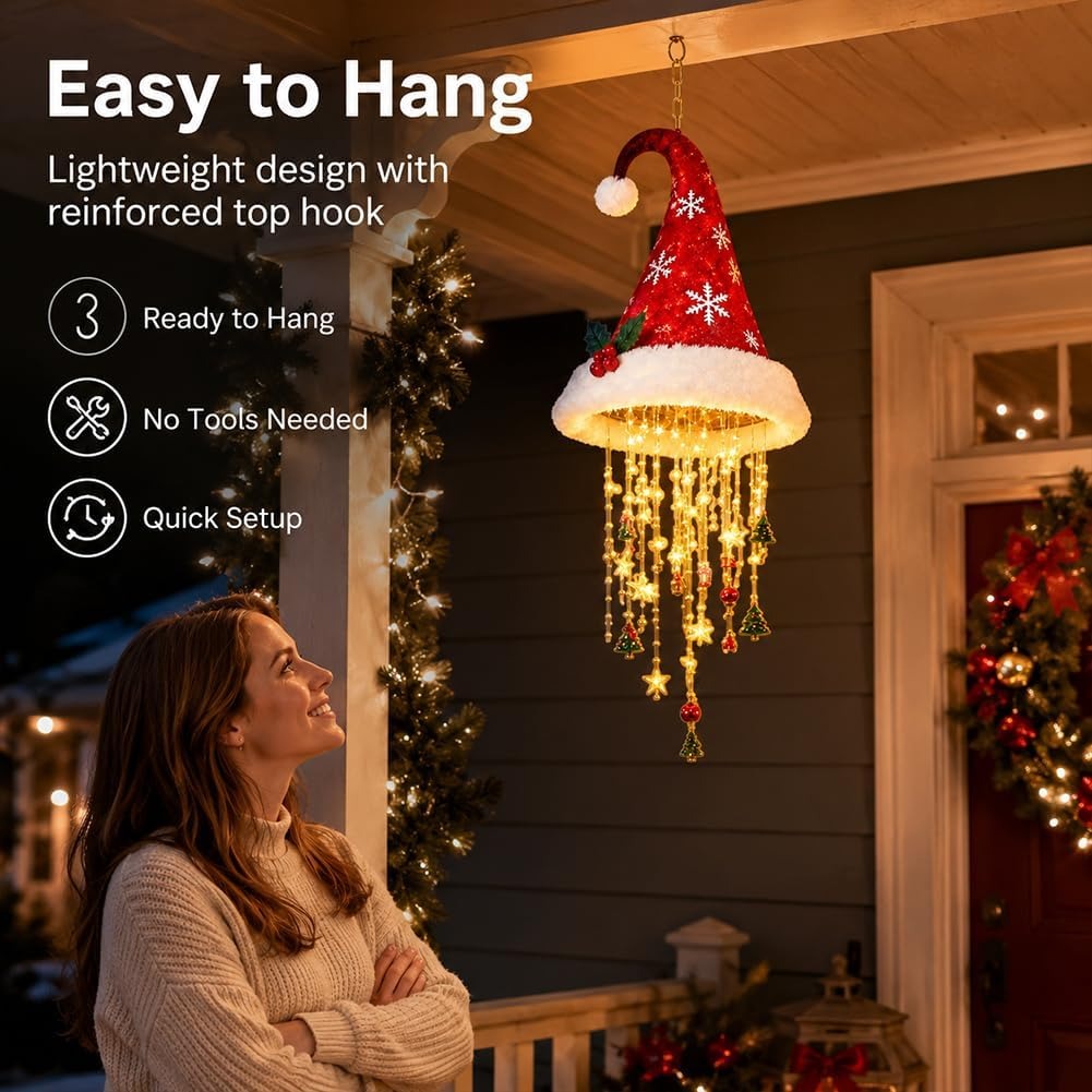 Jollvia™ Christmas Twinkle Cap Light