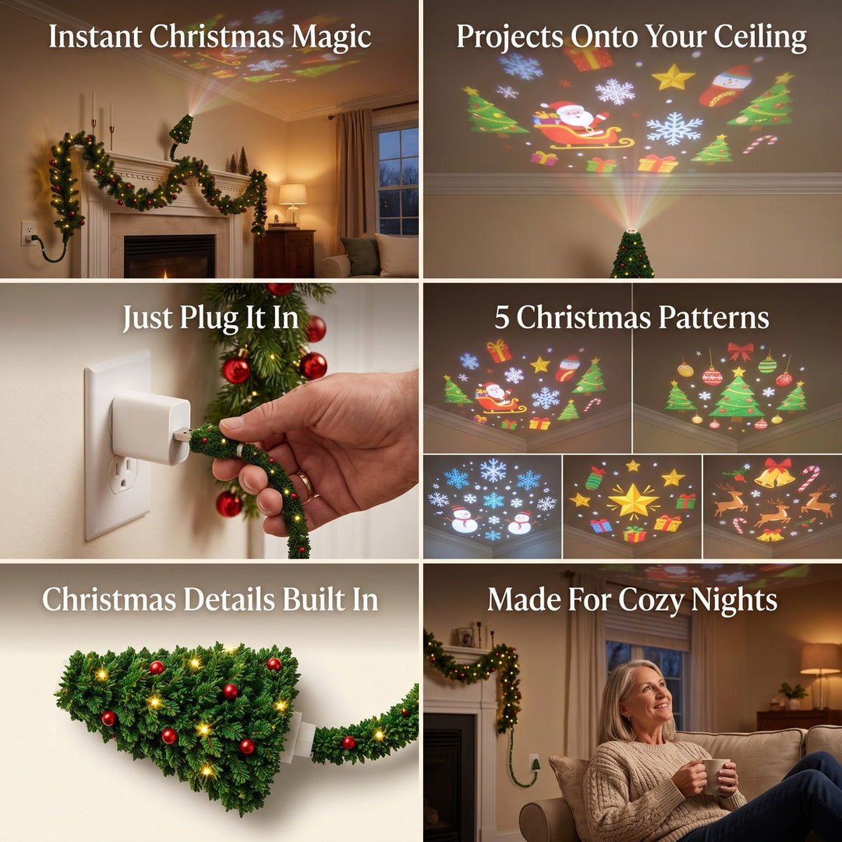 Jollvia™ Christmas Projector Light